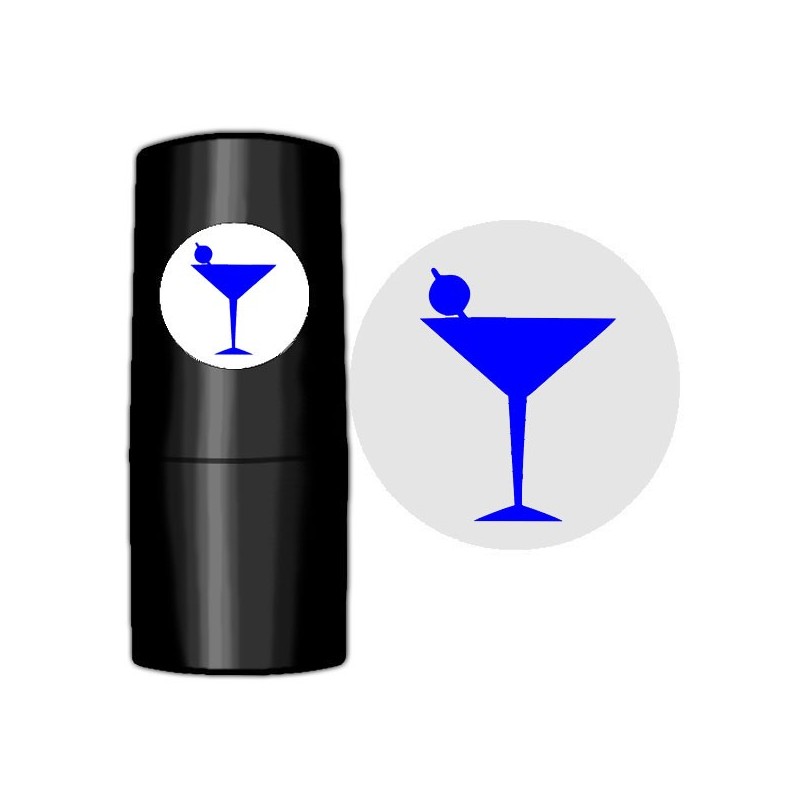 59 Stämpel: Dry Martini blå 59 Stämpel: Dry Martini blå