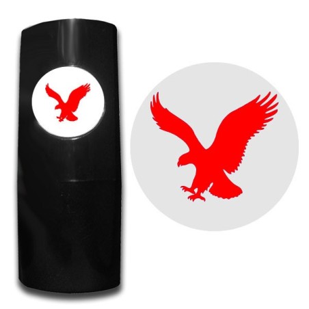 60 Stämpel: Örn röd